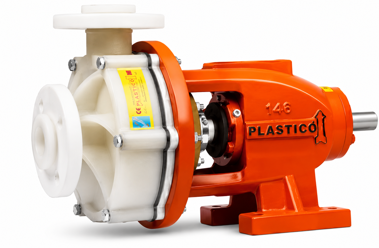 Solid PVDF Pump